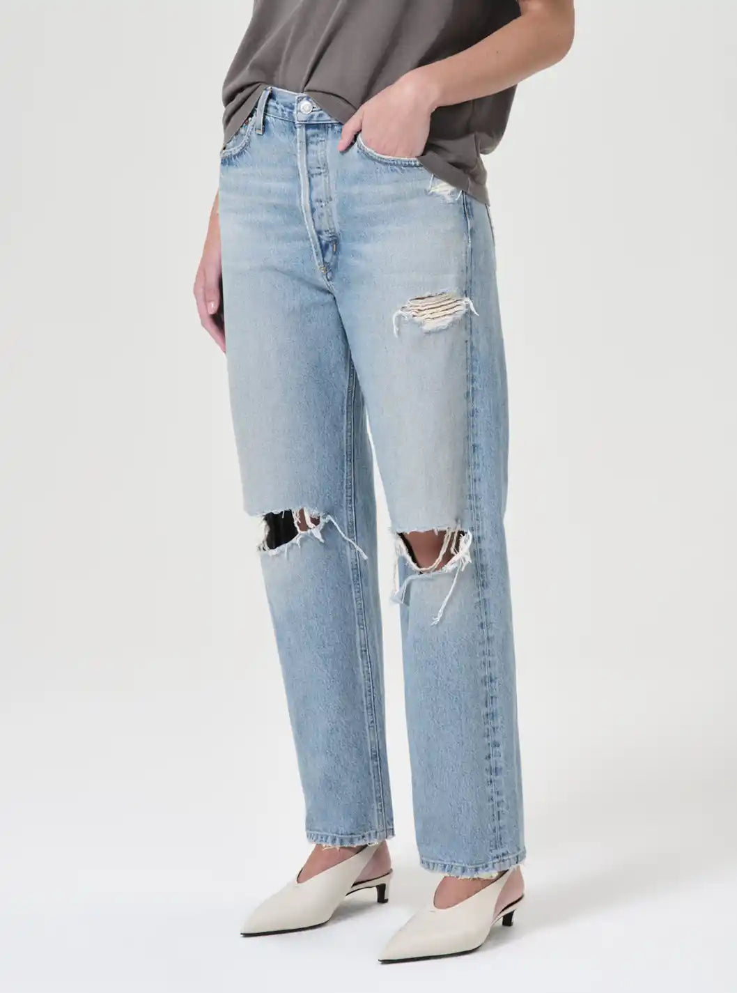 90'S JEAN IN THREADBARE