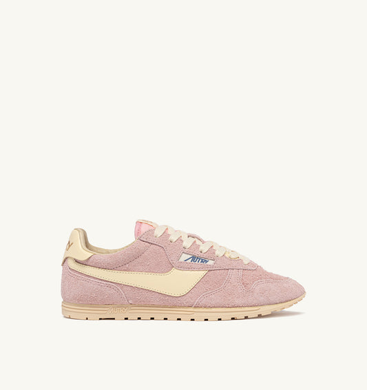 WINDSPIN LOW WOM UB11 SUEDE/LEAT ROSE/RUT