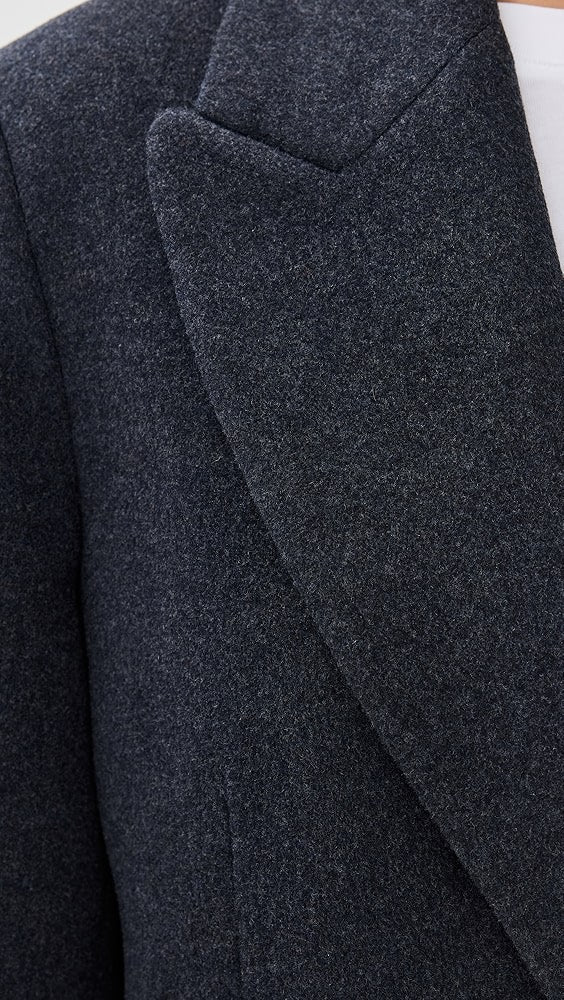 RIA COAT IN BLUE NOTE HEATHER