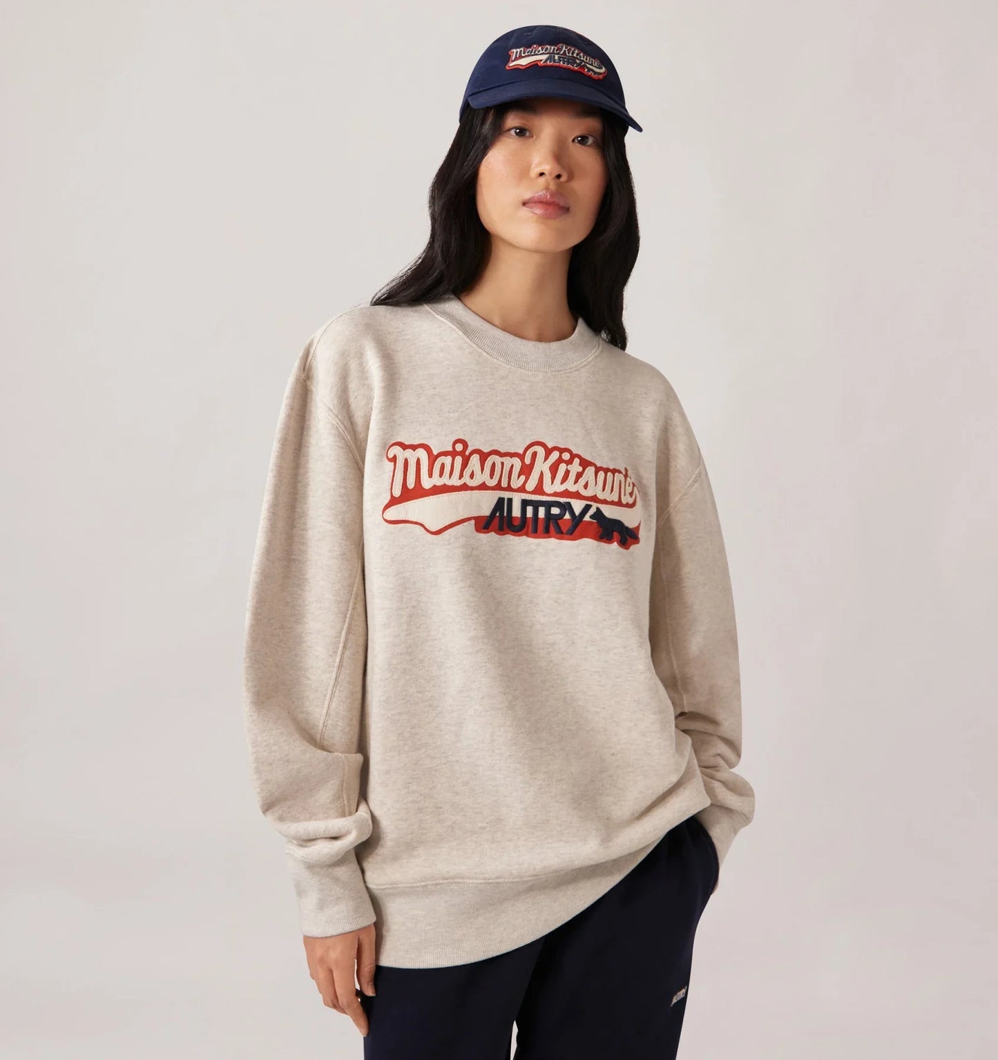 Unisex Logo Maison Kitsune Sweatshirt