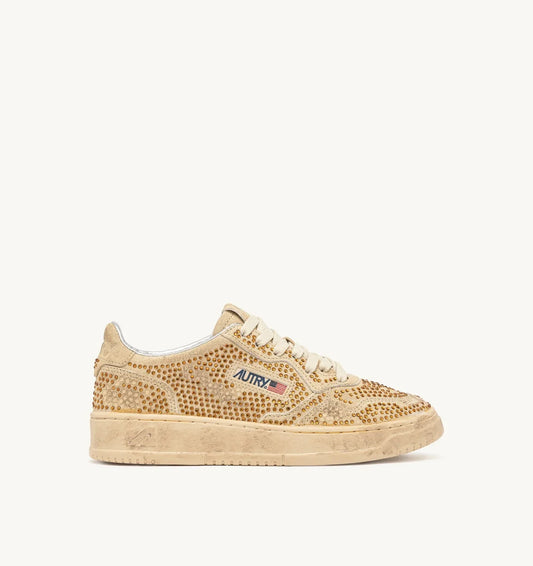 Medalist Low 'Crystal' Sneakers In Bronze