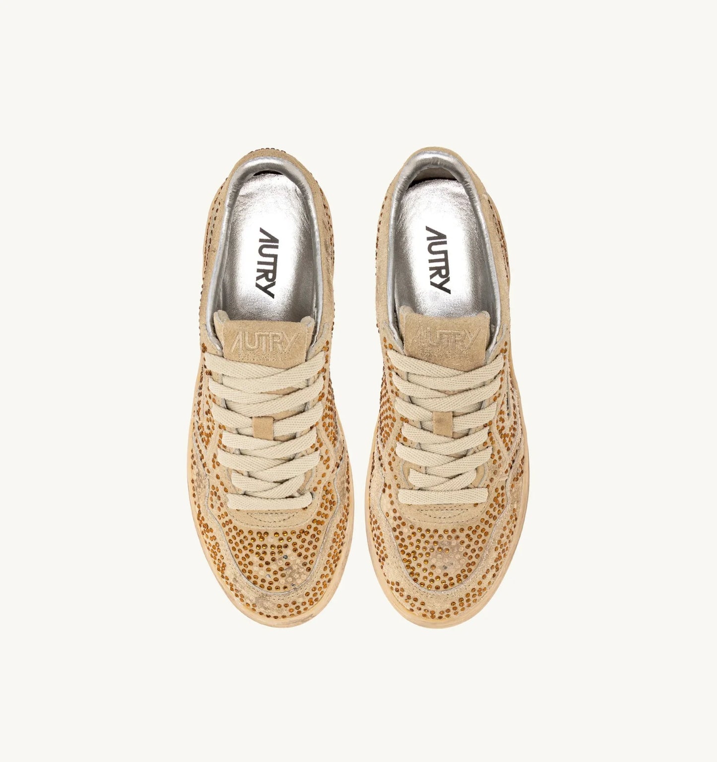 Medalist Low 'Crystal' Sneakers In Bronze