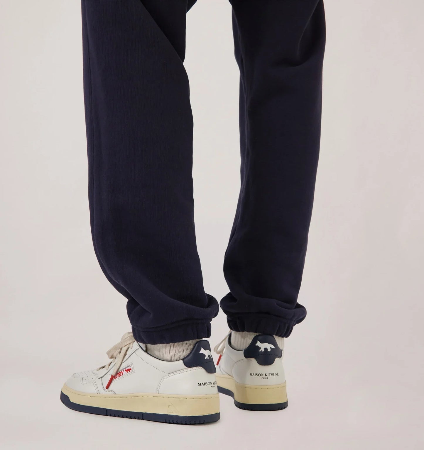 Medalist Low Men 'Maison Kistune' Sneakers In White And Blue Leather